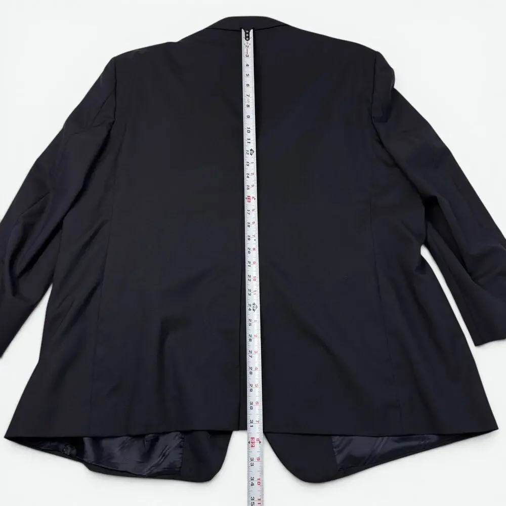 Brooks Brothers 1818 Madison Suit Jacket Mens 54R Navy VBC Italian Wool Blazer
